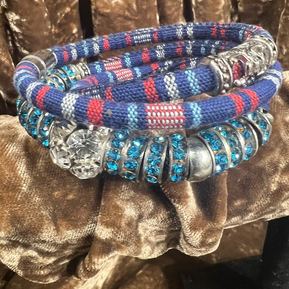 Fabric Wrap with Mix Crystals Spacers fits a 7โ inch Wrist Can Mix and Wraps
โ๏ธ - Picture 9 of 9